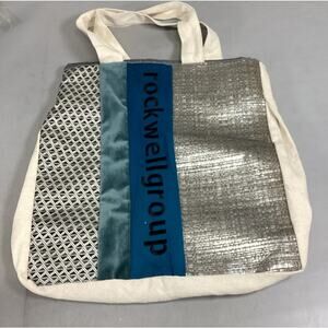 Vintage Rockwell Group Canvas Tote Bag - 20x20”